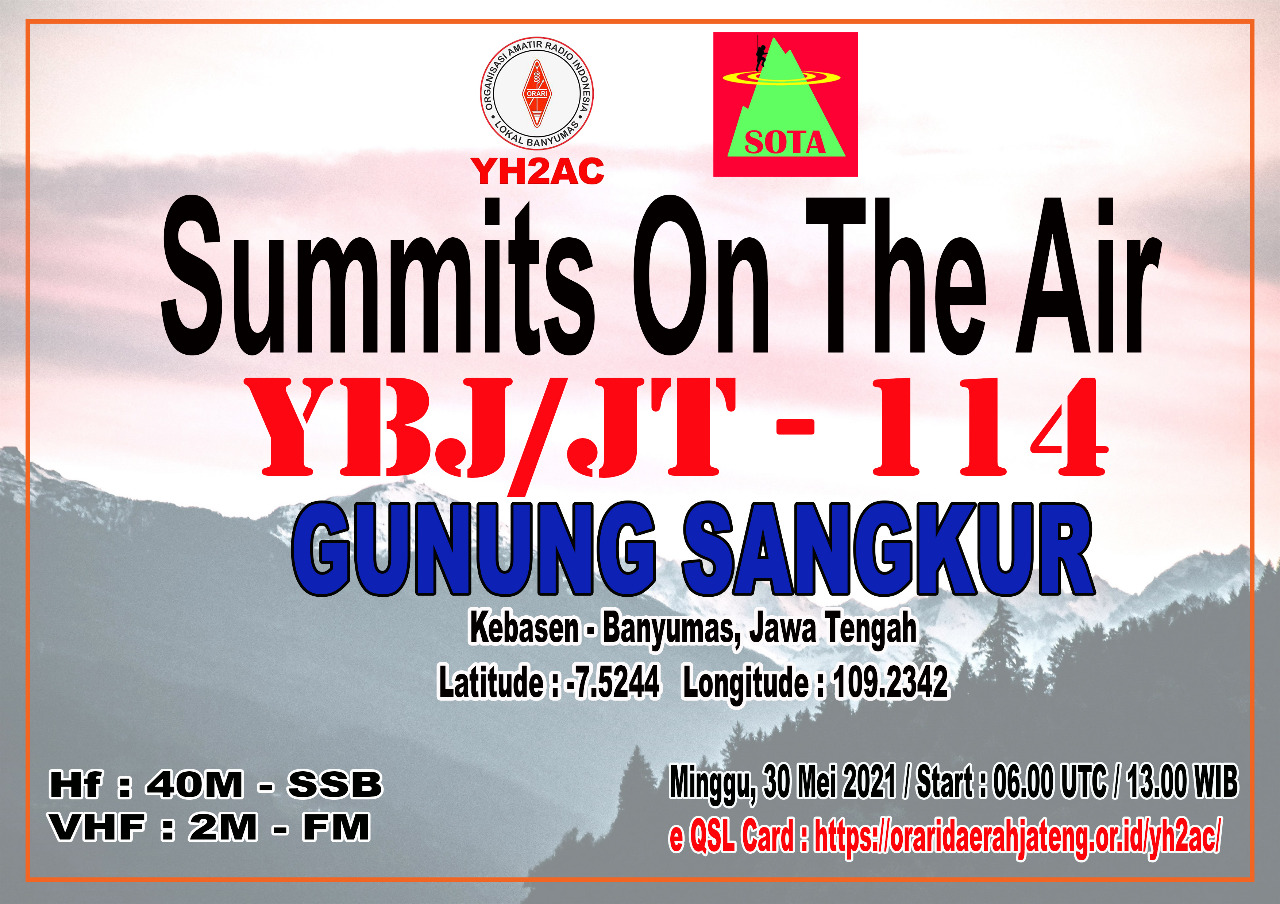 Sota Gunung Sangkur Ybj Jt Orari Lokal Banyumas