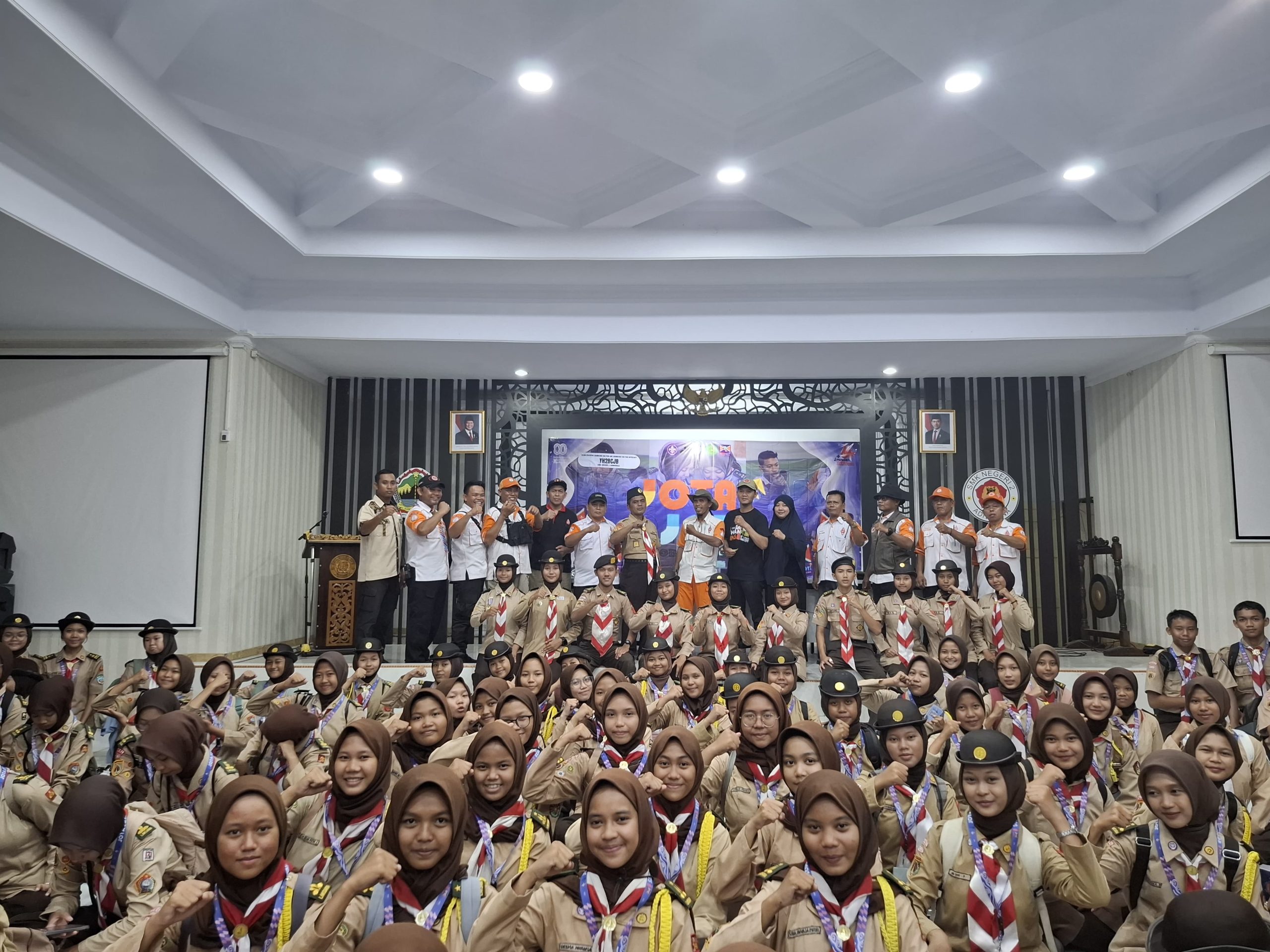 Sebanyak 1.200 Pramuka di Kabupaten Tegal berpartisipasi dalam JOTA JOTI 2025